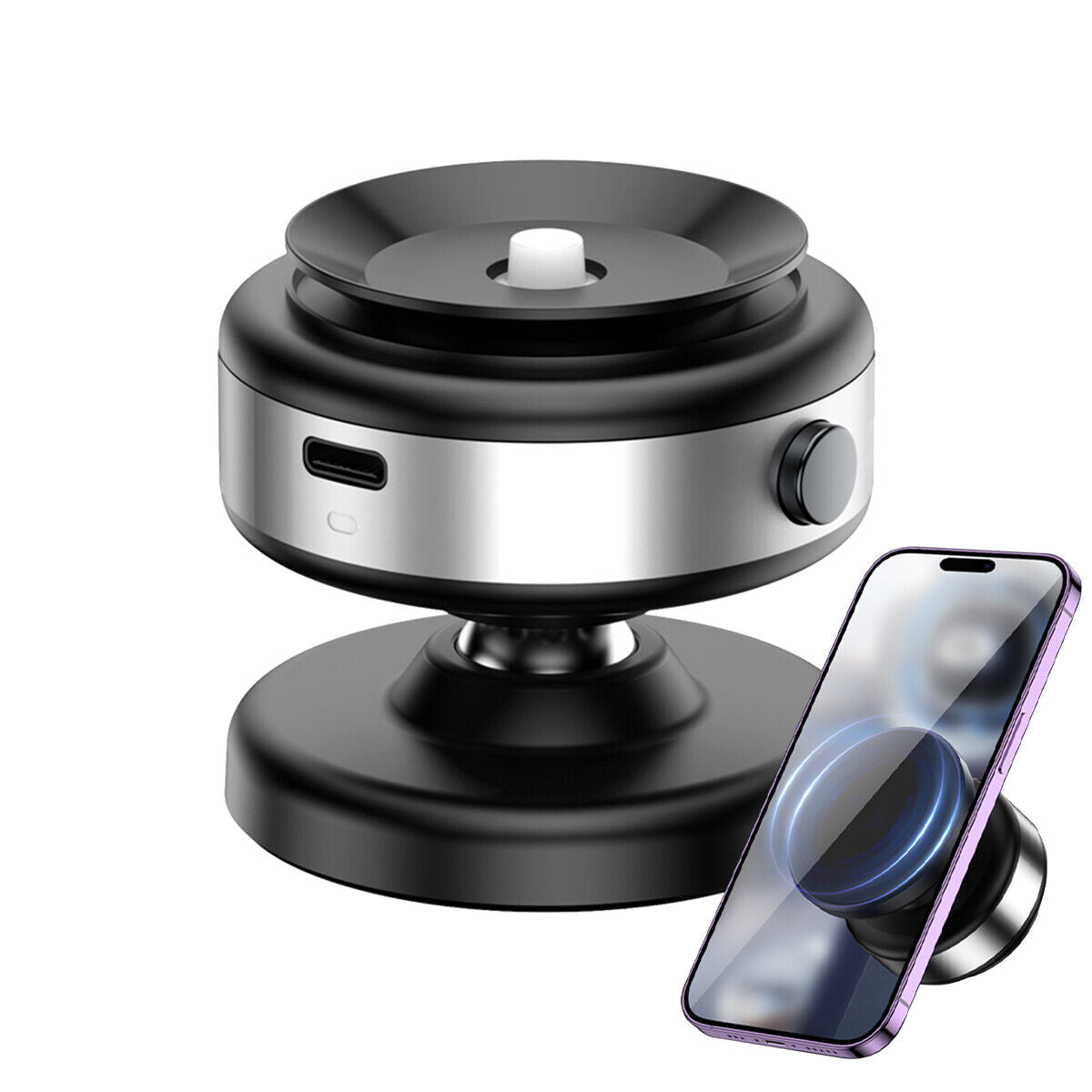 360 Rotatable Car Magnetic Phone Holder Mount Vacuum Magnetic Phone Holder Stand